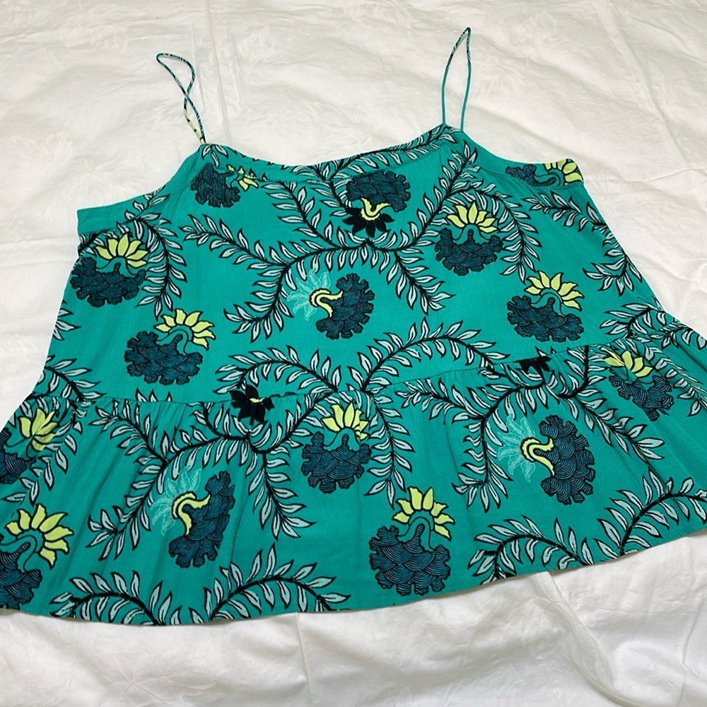 Loft peplum tank top